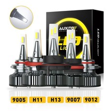 H11 H9 LED Headlight Super Bright Bulbs Kit 6500K White 80000LM High/Low Beam
