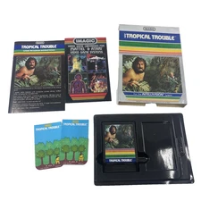 TROPICAL TROUBLE Intellivision 1983 Complete In Box Video Game
