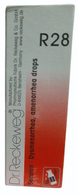 @Dr Reckeweg R28 Dysmenorrhea Amenorrhea Drops 22ml D255