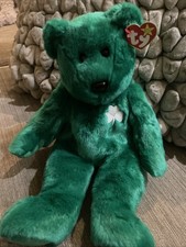 TY BEANIE BABY ERIN - IRISH BEAR - MINT CONDITION - RETIRED WITH TAGS