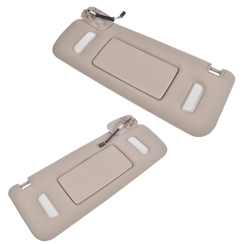 2Pcs Sun Visors Right Left for 07-14 Cadillac Escalade ESV EXT 22850310 22850306 - Image 4 of 4