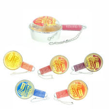 Blind Box 1:6 Miniature Pan Popcorn Shaker Phone Strap Charm 1 Random Keychain