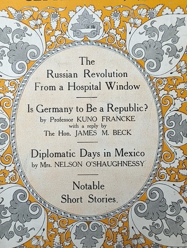 September 1917 Harper's Magazine Russian Revolution Many Ads World War I - Picture 3 of 10