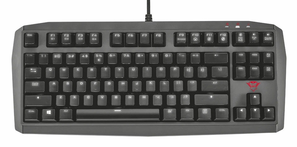 TRUST 21289 GXT870 MECHANICAL TKL GAMING KEYBOARD, US/INTERNATIONAL KEY LAYOUT - Image 4 of 4