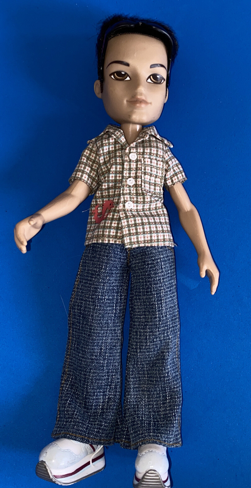 💙 BRATZ Boyz DYLAN 2002 Boy DOLL & CLOTHING jeans shoes Sunglasses button-down