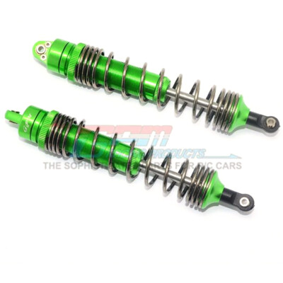 GPM Racing Aluminum Front Spring Dampers 135mm Green : Unlimited Desert Racer