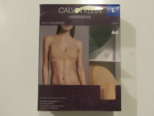 CALVIN KLEIN Womens 2Pk Black Nude Lightly lined Wire Free Bra Size L NIP