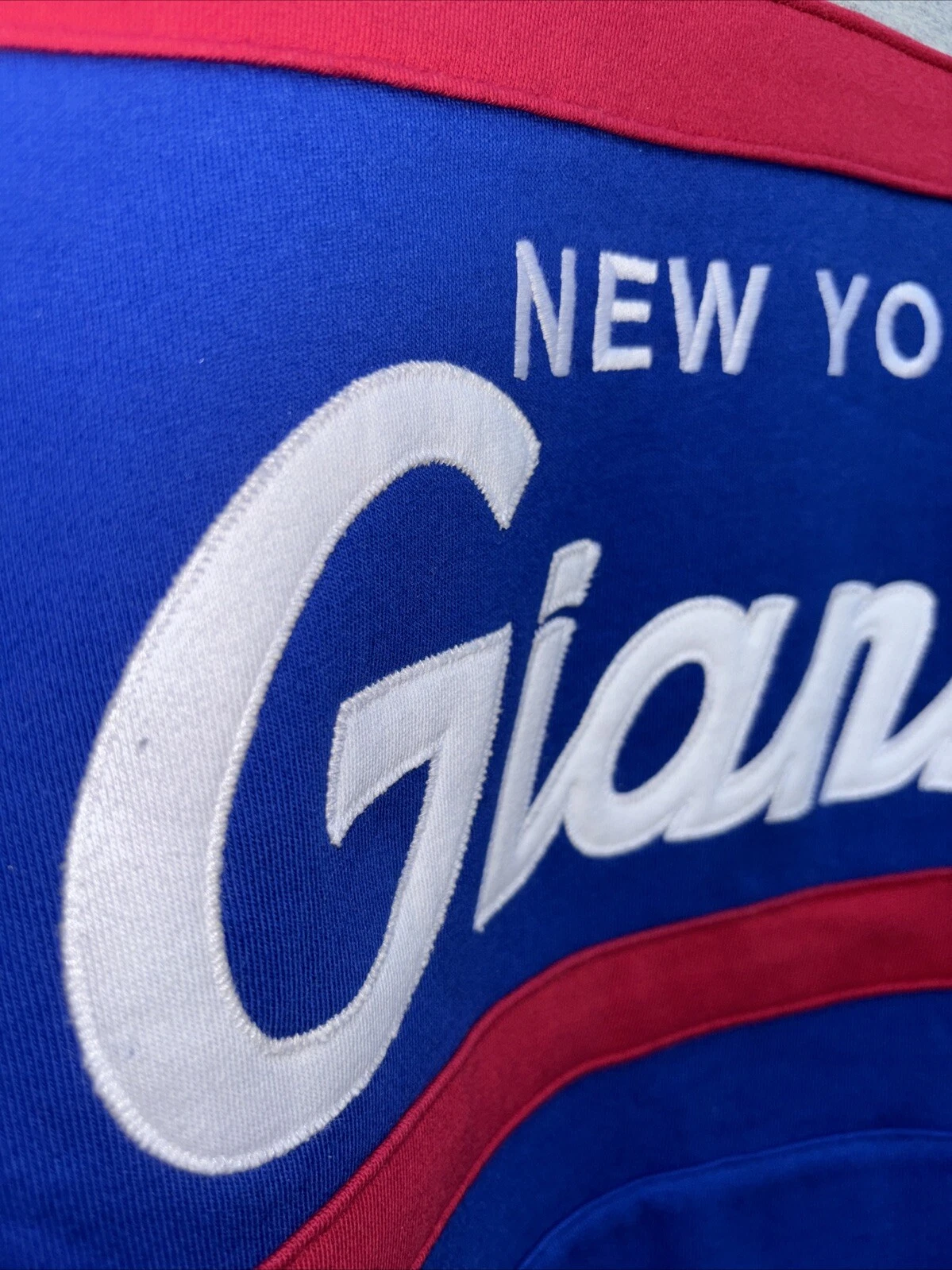 Felpa con cappuccio Mitchell & Ness New York Giants Head Coach nuova con etichetta grande prezzo al pubblico consigliato $110