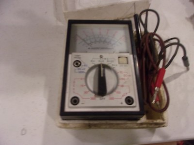 Vintage Amprobe AM-1E Analog Multimeter 600V AC
