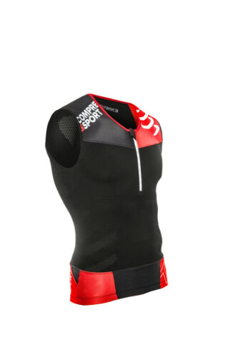 Compressport TR3 Aero Tank Top on/off Running Shirt / Triathlon Shirt Original Packaging Reduced-