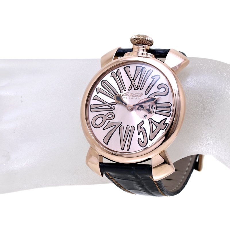 GAGA MILANO Manuale Slim 46mm Old Model 5085.02 Men's Watch GAGA MILANO Manuale Slim 46mm Old Model 5085.02 Men's Watch