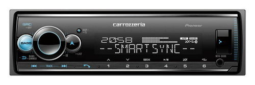 Pioneer Carrozzeria MVH-6600 1DIN Car Audio USB Bluetooth Tuner DSP Main Unit JP - Picture 9 of 19
