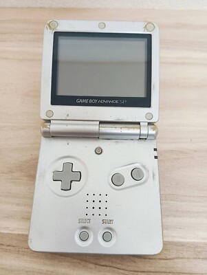 Nintendo Game Boy Advance SP Silver Console System GBA SP TESTED