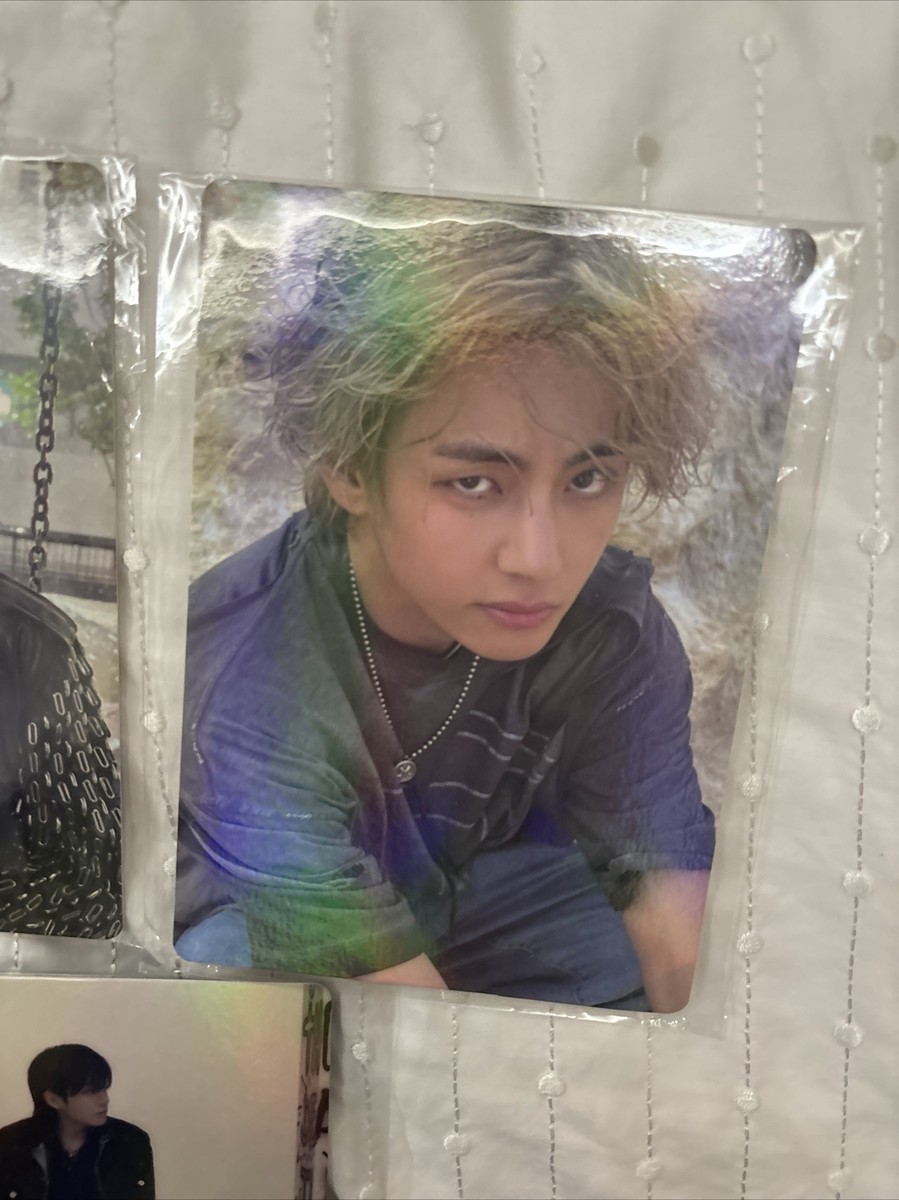 BTS V ジョングク Layover GOLDEN weverse JPFC BTS JUNGKOOK GOLDEN TAEHYUNG V LAYOVER WEVERSE POB PHOTOCARD