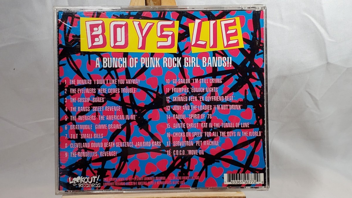 ROCK’EM ALL / DEEPSLAUTER (CD) Boys Lie (Lookout Records !) Punk CD HTF Donnas Eyeliners