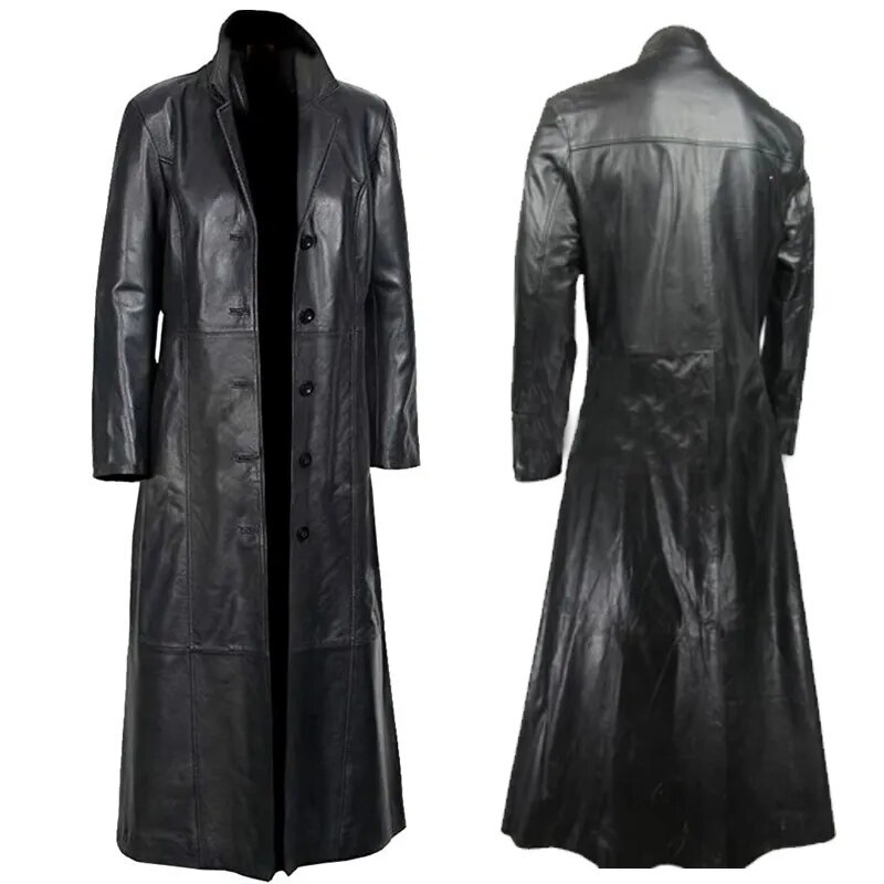 ジャケット・アウター real leather maxi long coat Wvapzxx Genuine Leather Jacket For Women Fall Winter Real