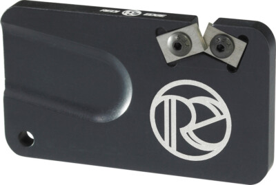 Redi Edge Black Aluminum Pocket Knife Sharpener w/ Sheath Made In The USA 34081
