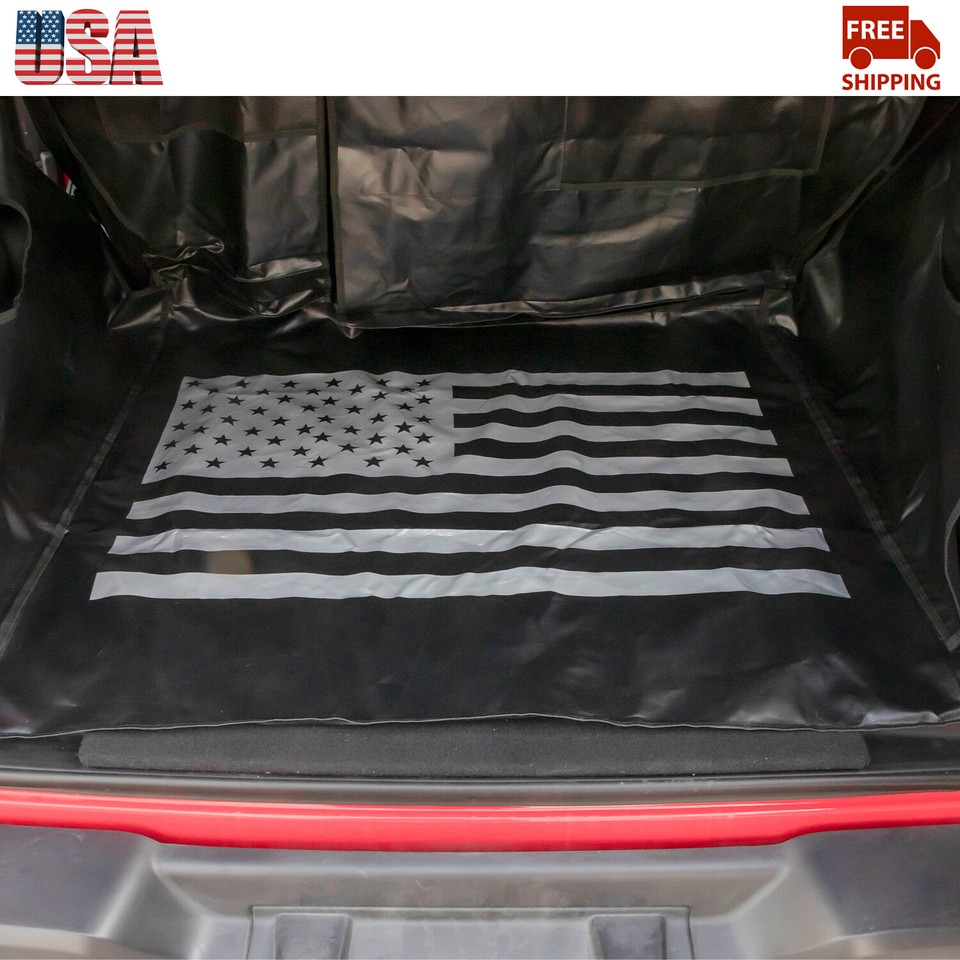 For Jeep Wrangler JK JL 07+ American Flag Rear Bench Seat Pet Dog Pad