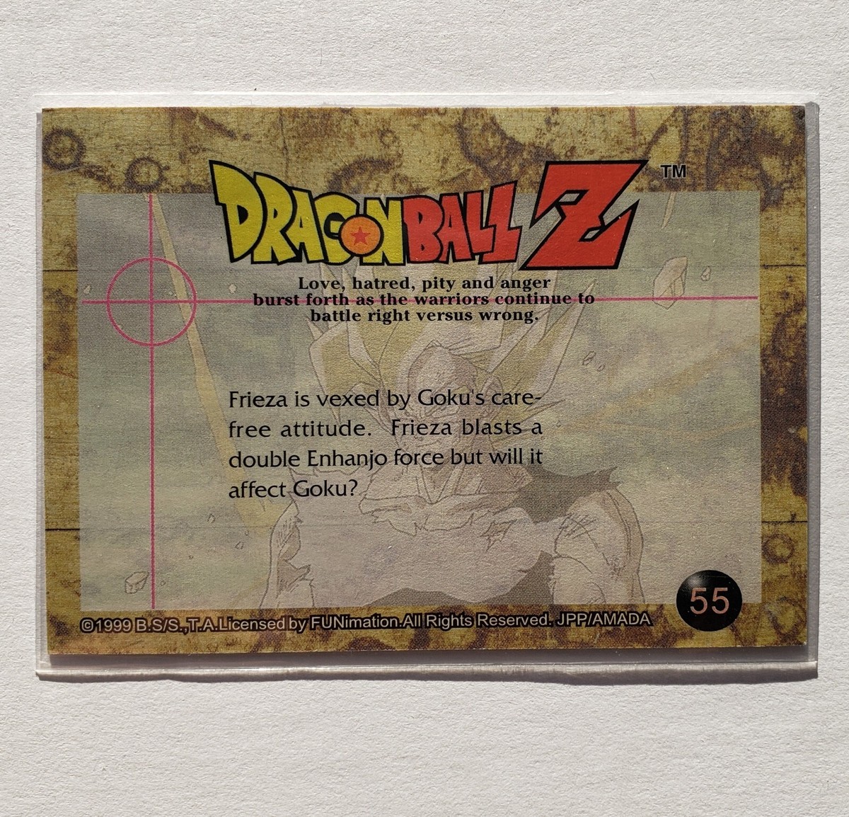 DBZ Dragon Ball Z Card 55 JPP Amada Funimation | eBay