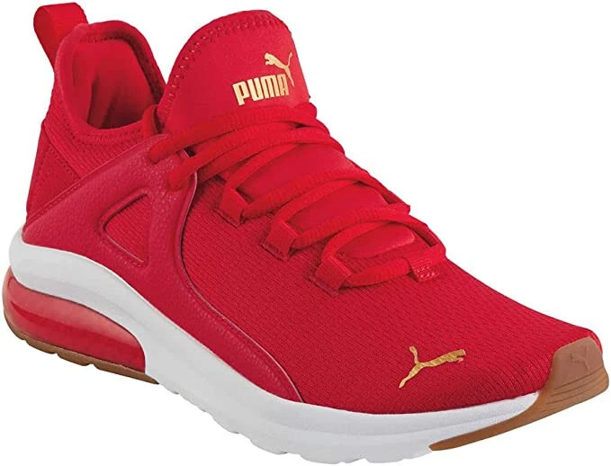 PUMA ELECTRON 2.0 LOW SLIP ON TRAINER SNEAKERS WOMEN SHOES RED