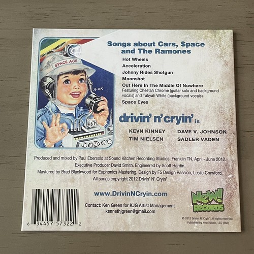 Drivin N’ Cryin’ Songs About Cars Space And tthe Ramones CD Promo - Foto 2 di 5