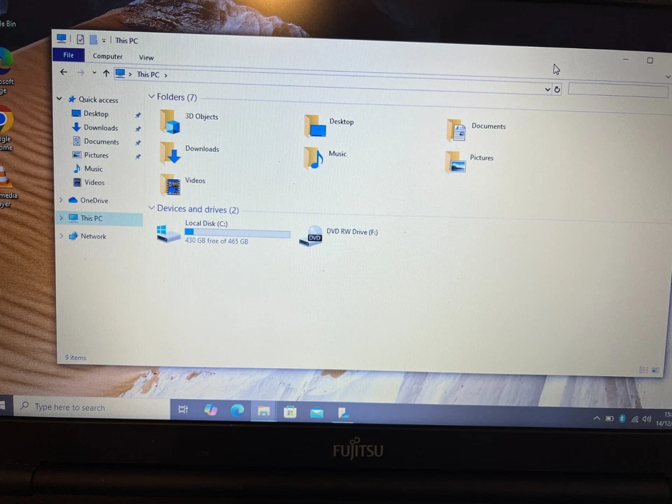 Fujitsu Lifebook A532 15.6" Screen  i3-3120M 128 SSD 4GB Ram Windows 10 Laptop - Image 2 of 4