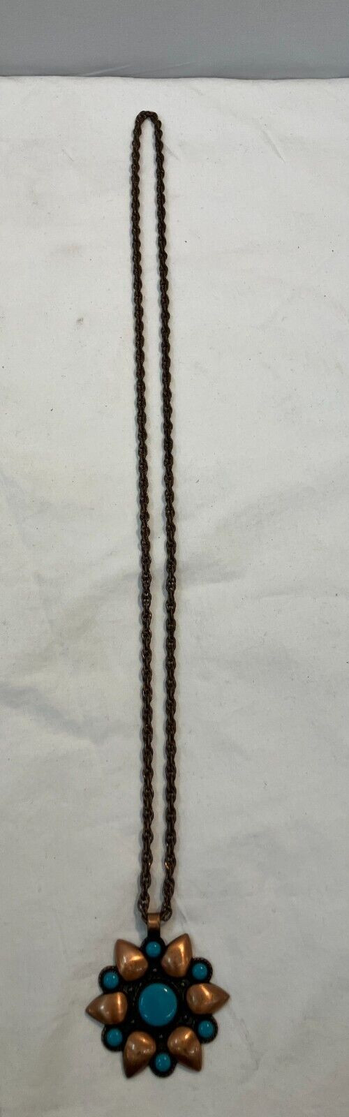 Vintage BELL TRADING POST Signed Solid Copper Tur… - image 4