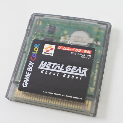 Gameboy Color METAL GEAR Ghost Babel Cartridge Only Nintendo 0557 gbc