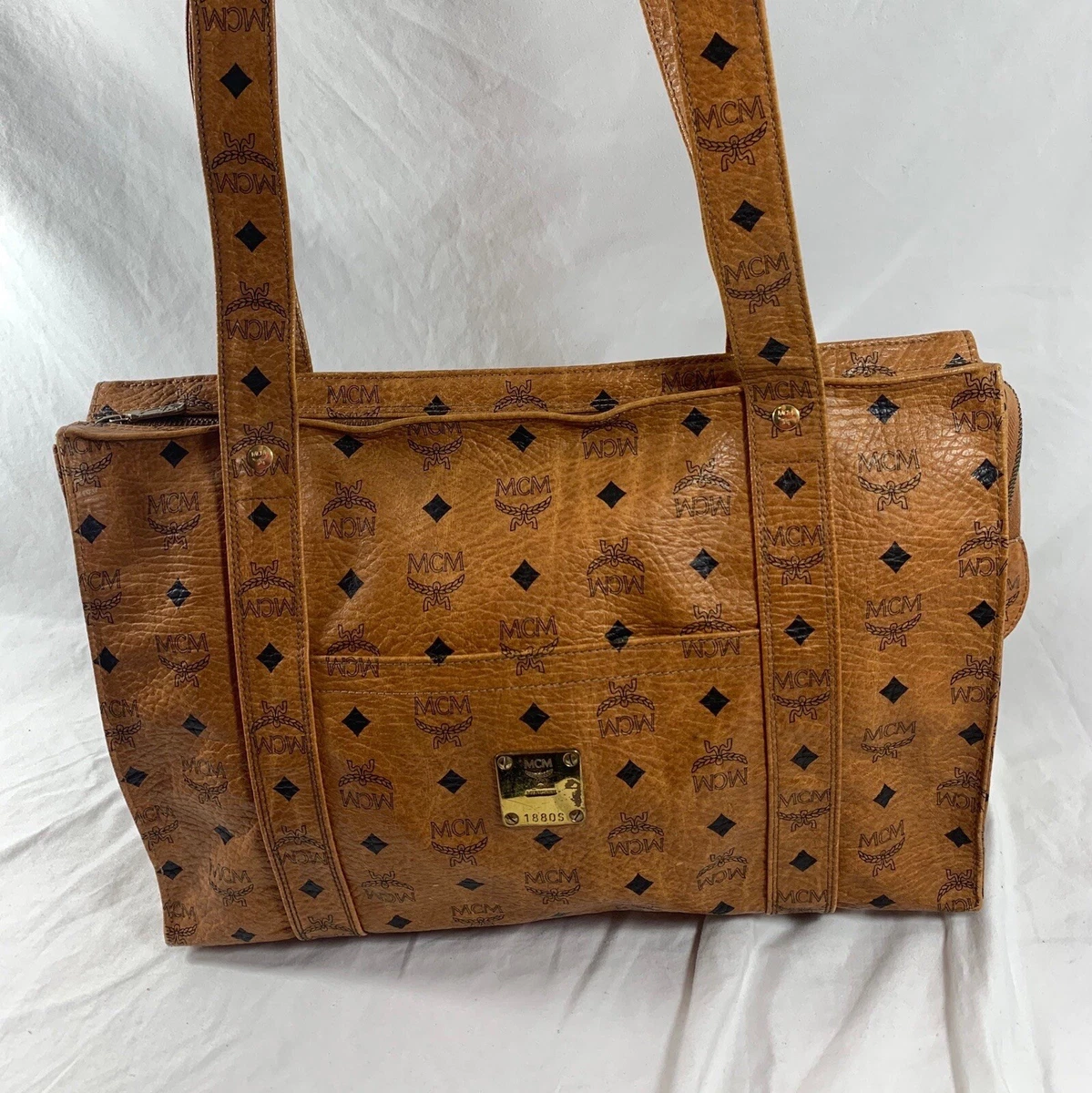 Cognac MCM Tote 