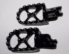 KTM SX EXC Billet Aluminum Racing Performance Footpegs 2000-2013 Black