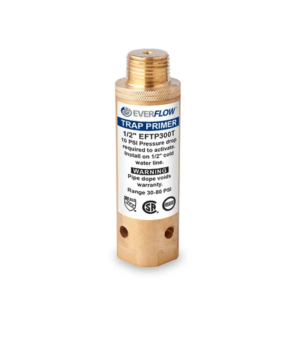 Trap Primer Pressure Drop Activated