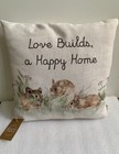 Evan’s Lichfield Hedgerow Mice Cushion New W/T15”x 15” Love Builds A Happy Home