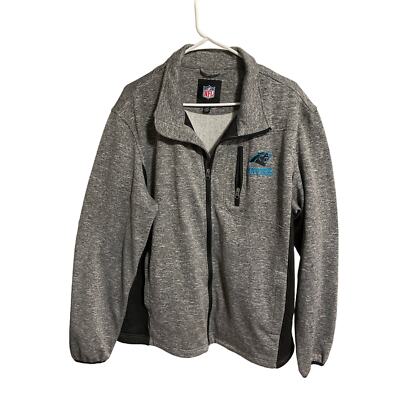 NWOT GIII Apparel NFL Carolina Panthers Womens XL Front Full Zip Jacket