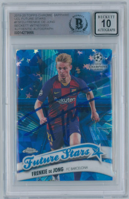 Topps2013 ジーター 3Dカード 美品 2019 Frenkie De Jong topps Chrome Future Stars #FSFDJ