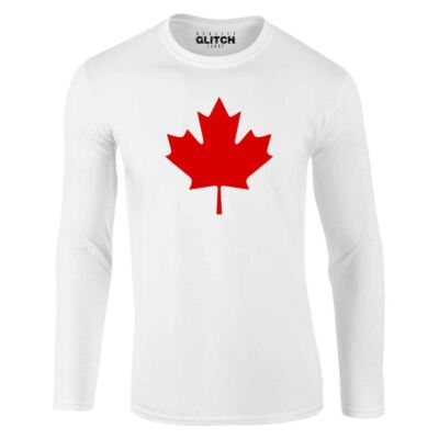 Kanada International Langarm T-Shirt - Land T-Shirt Sport Flagge Olympische Spiele