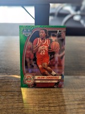 Jaloni Cambridge 2024-25 Bowman University Chrome #29 Green Shimmer Refractor