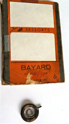 Ressort Pour Réveil Mécanique Bayard - Dimensions 9 Mm X 60 Mm - Neuf Sans étiquette