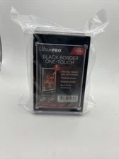 Ultra Pro One-Touch Magnetic Card Holder BLACK BORDER 130pt Point 5 PACK