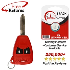 Remote Keyless Entry Car Red Fob Replacement For Chrysler 3b (OHT692427AA)