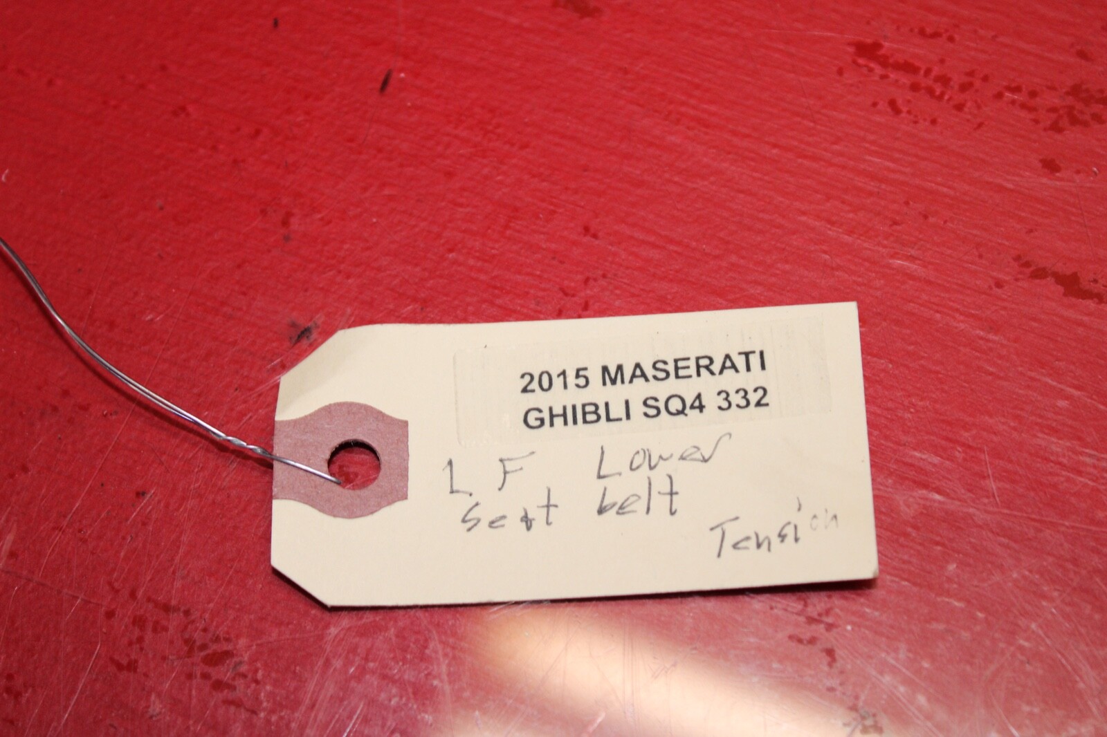 2014-2019 MASERATI GHIBLI M157 Q4 OEM LEFT DRIVER SIDE SEATBELT PRETENSIONER