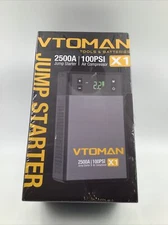 VTOMAN X1 2500A Jump Starter 12V Portable Air Compressor 100PSI Tire Inflator US