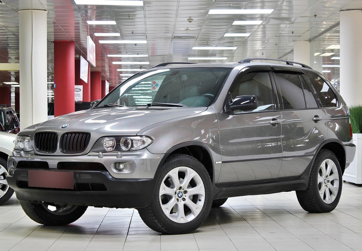 HEKO Tinted wind deflectors front set 2 pieces BMW X5 E53 5 doors SUV