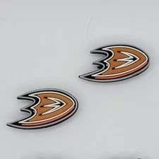 NHL Anaheim Ducks Hockey Team For Crocs Shoe Charms Jibbitz - 2 Pieces