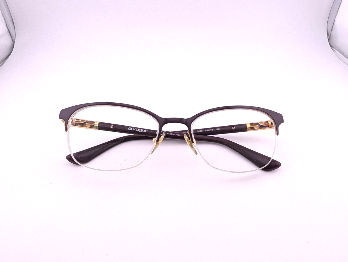 Vogue Eyeglasses VO4067 5061‎ 53-18-140 - Frames Only Vogue Eyewear 0VO4067 Glasses in Brown/Tan | Target Optical main image 3