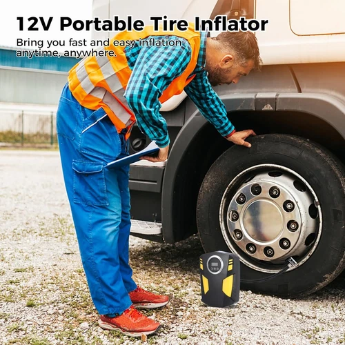 150PSI Car Tire Inflator 12V Digital Electric Auto Air Pump Compressor Portable - Picture 10 of 14