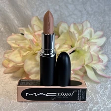 MAC MACXIMAL 833 CREME D'NUDE Sleek Satin Lipstick Full Size 0.12oz NIB FreeShip