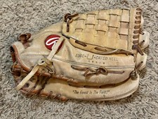 Rawlings RBG4 Fernando Valenzuela Baseball Leather Glove RHT Softball Size