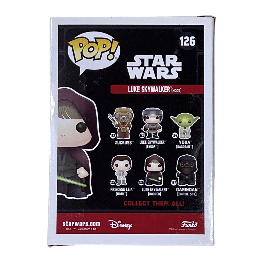 Funko POP! Star Wars Luke Skywalker Hood #126 [Galactic Convention