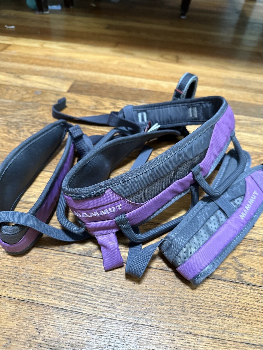 Mammut Women's Climbing Harness Size XS Purp/Gray TYPE C Mammut Women's Climbing Harness Size XS Purp/Gray TYPE C