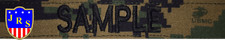 Nametape Namensstreifen USMC MARPAT/MARPAT Desert - Mit Ihrem Namen - Mit Klett